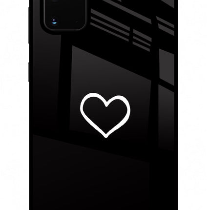 Heart Samsung S20 Plus Glass Case Back Cover by Casekaro