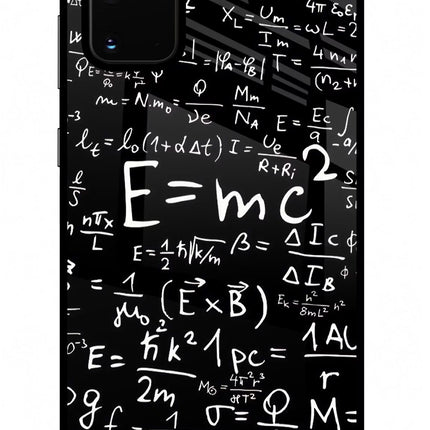 Physics Formula Samsung S20 Plus Glass Case Back Cover by Casekaro
