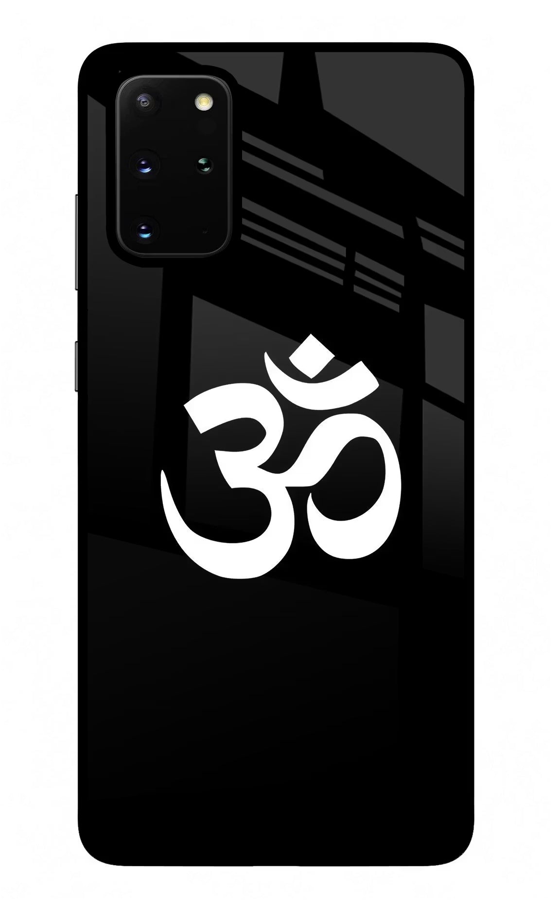 Om Samsung S20 Plus Glass Case Back Cover by Casekaro