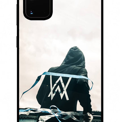 Alan Walker Samsung S20 Plus Glass Case Back Cover by Casekaro