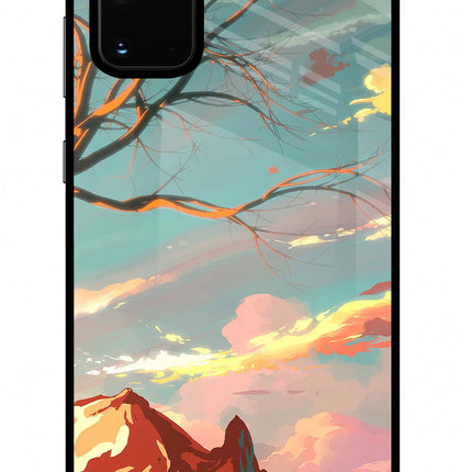 Scenery Samsung S20 Plus Glass Case Back Cover by Casekaro