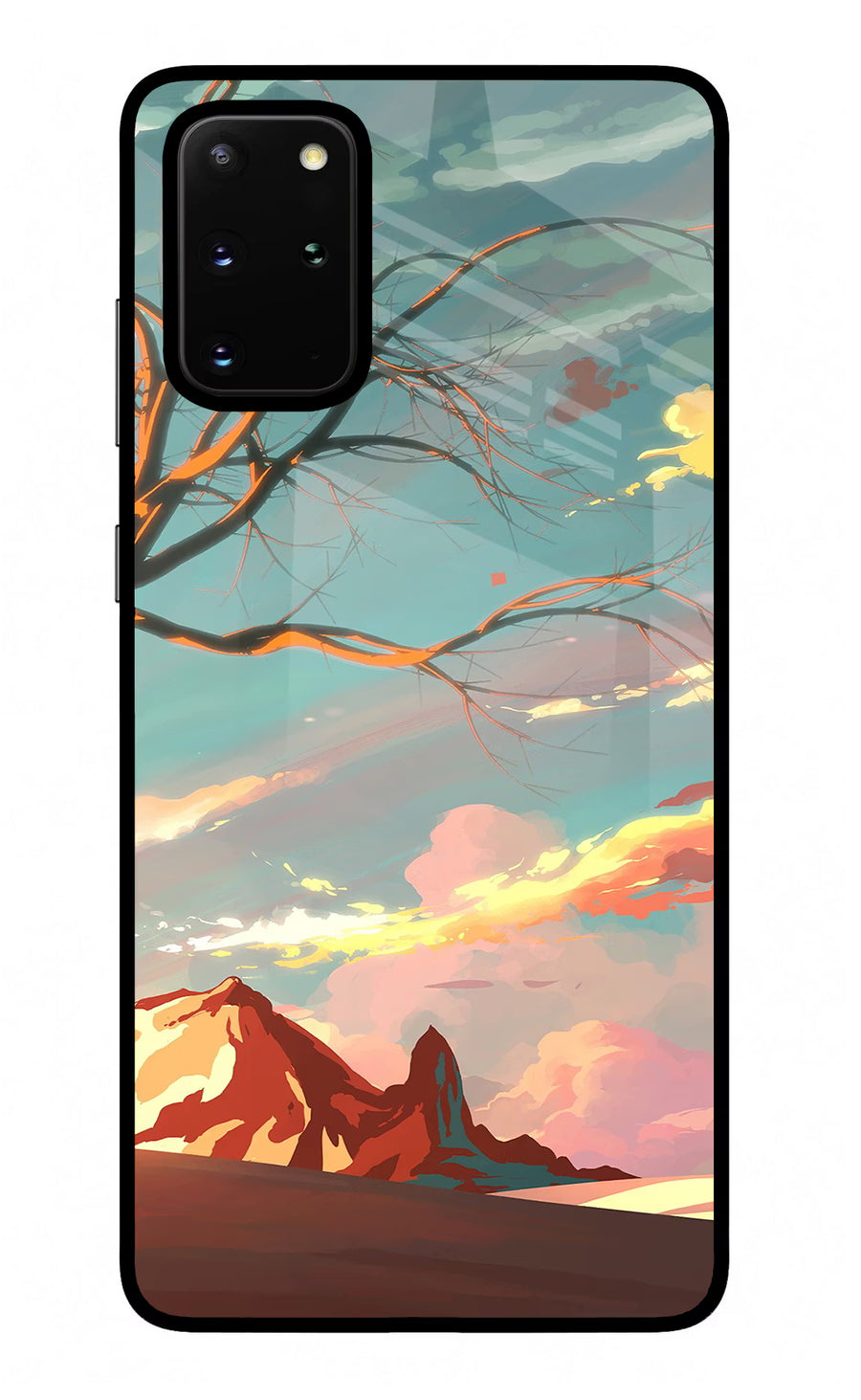 Scenery Samsung S20 Plus Back Cover, Glass case