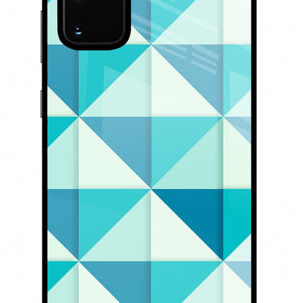 Abstract Samsung S20 Plus Glass Case Back Cover by Casekaro