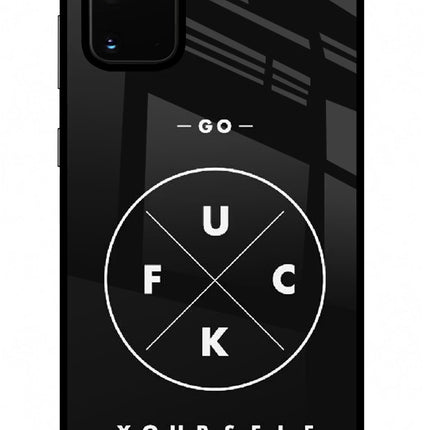 Go Fuck Yourself Samsung S20 Plus Glass Case Back Cover by Casekaro