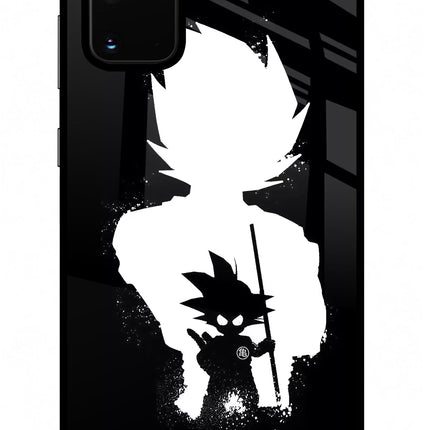 Goku Shadow Samsung S20 Plus Glass Case Back Cover by Casekaro
