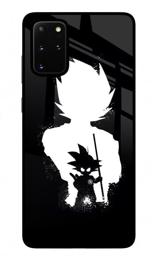 Goku Shadow Samsung S20 Plus Glass Case