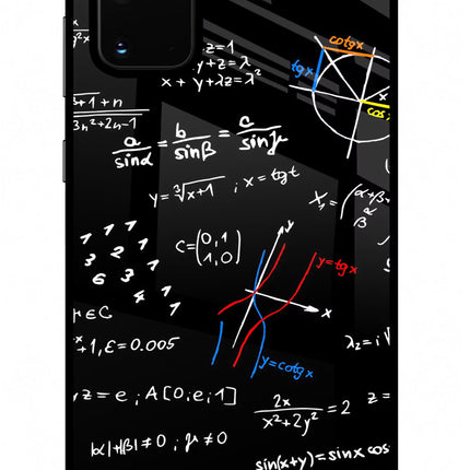 Mathematics Formula Samsung S20 Plus Glass Case Back Cover by Casekaro