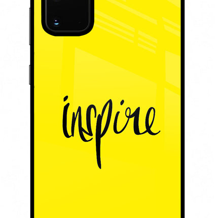 Inspire Samsung S20 Plus Glass Case Back Cover by Casekaro