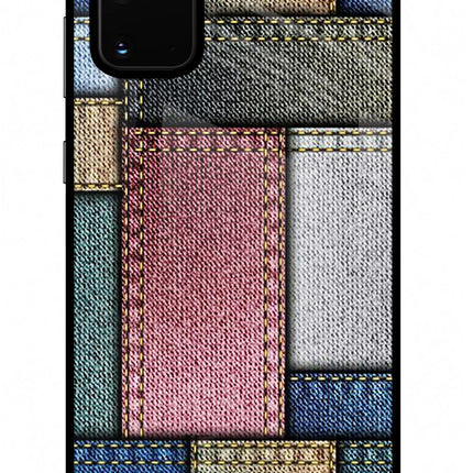 Multicolor Jeans Samsung S20 Plus Glass Case Back Cover by Casekaro