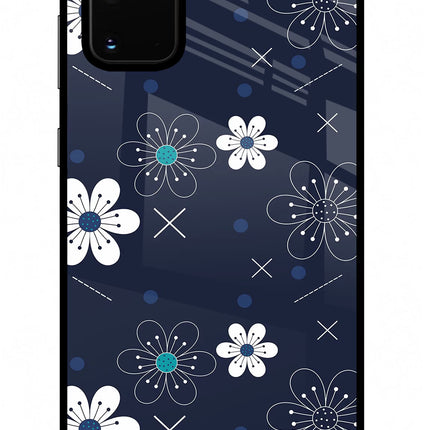 Flowers Samsung S20 Plus Glass Case Back Cover by Casekaro