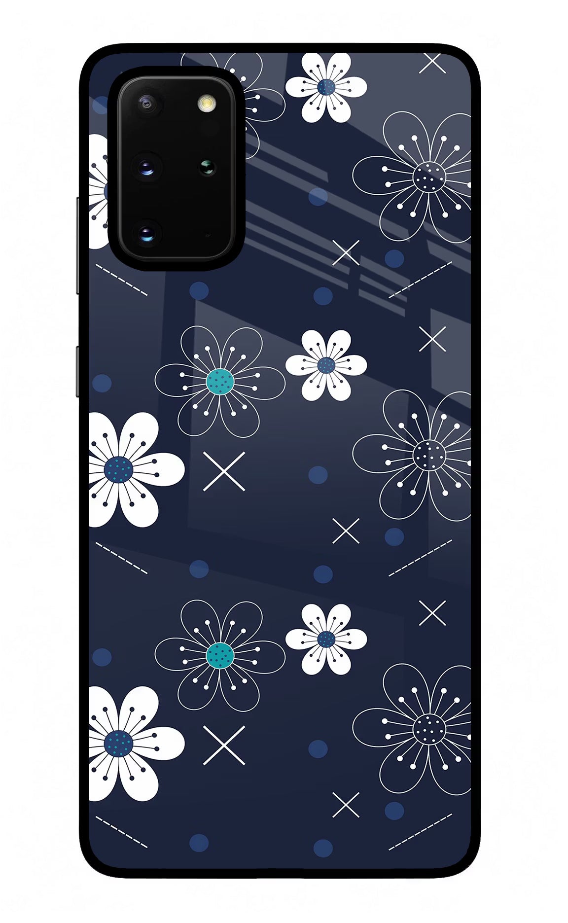 Flowers Samsung S20 Plus Glass Case