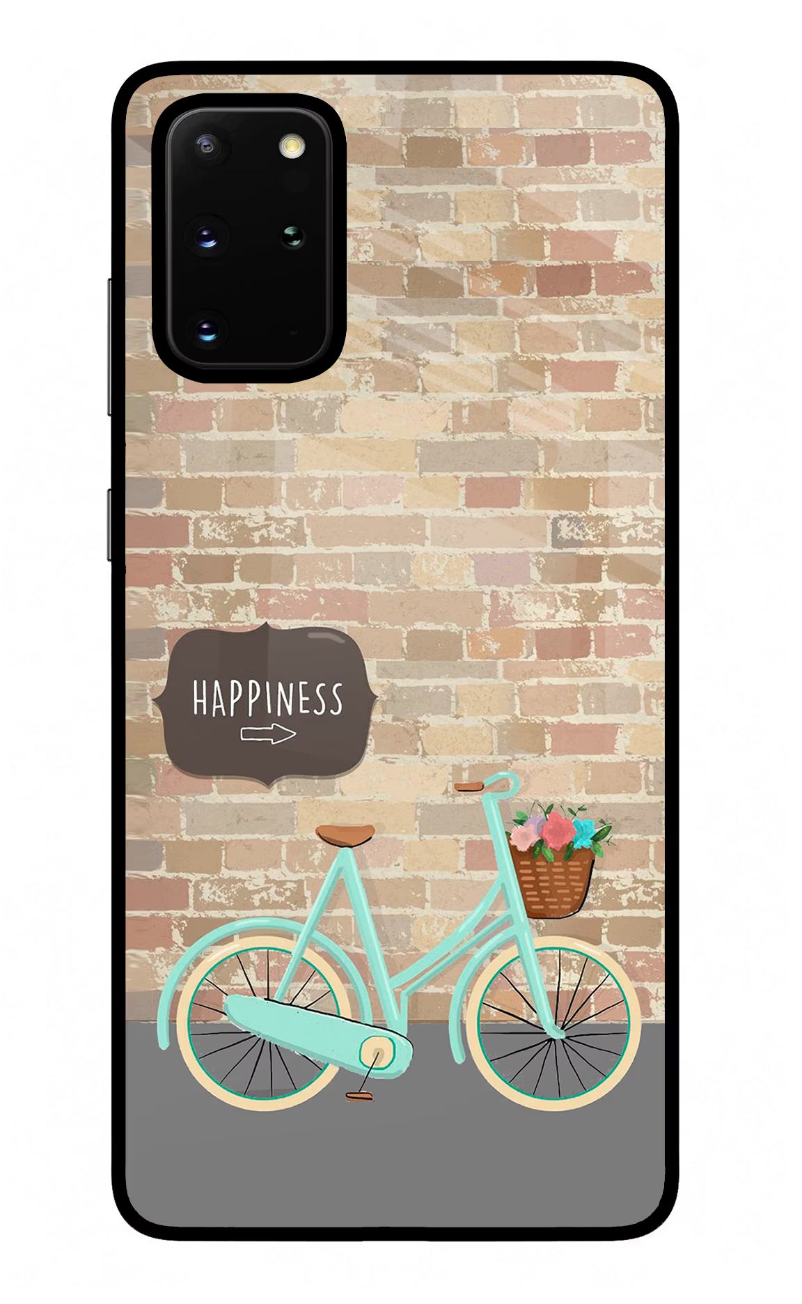 Happiness Artwork Samsung S20 Plus Glass Case