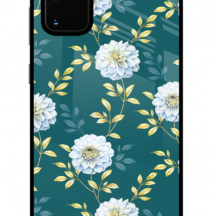 Flowers Samsung S20 Plus Glass Case Back Cover by Casekaro