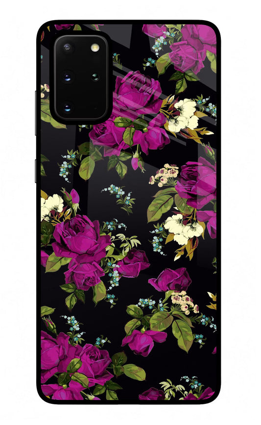 Flowers Samsung S20 Plus Glass Case