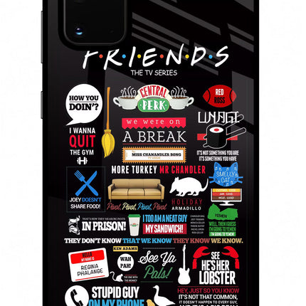 FRIENDS Samsung S20 Plus Glass Case Back Cover by Casekaro