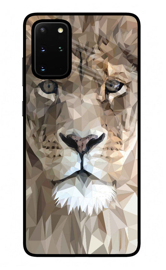 Lion Art Samsung S20 Plus Glass Case