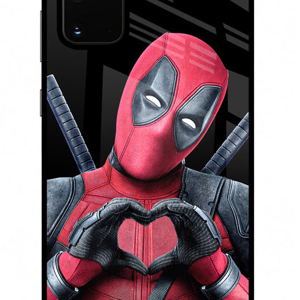 Deadpool Samsung S20 Plus Glass Case Back Cover by Casekaro