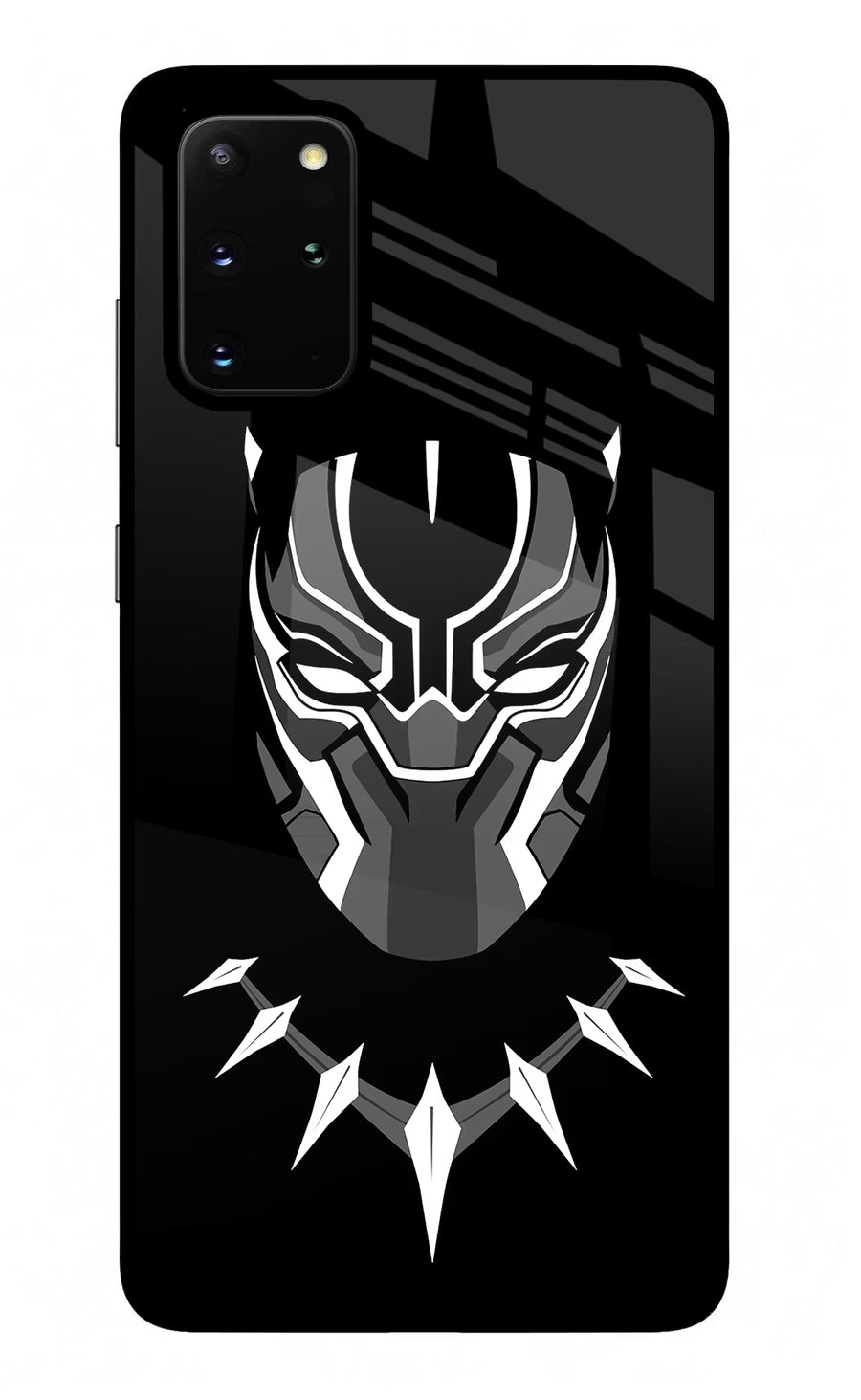 Black Panther Samsung S20 Plus Back Cover, Glass case