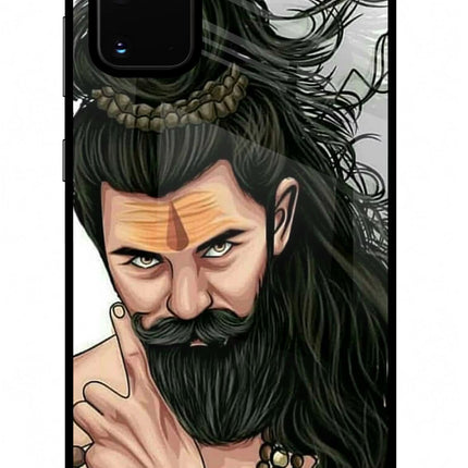 Mahadev Samsung S20 Plus Glass Case Back Cover by Casekaro