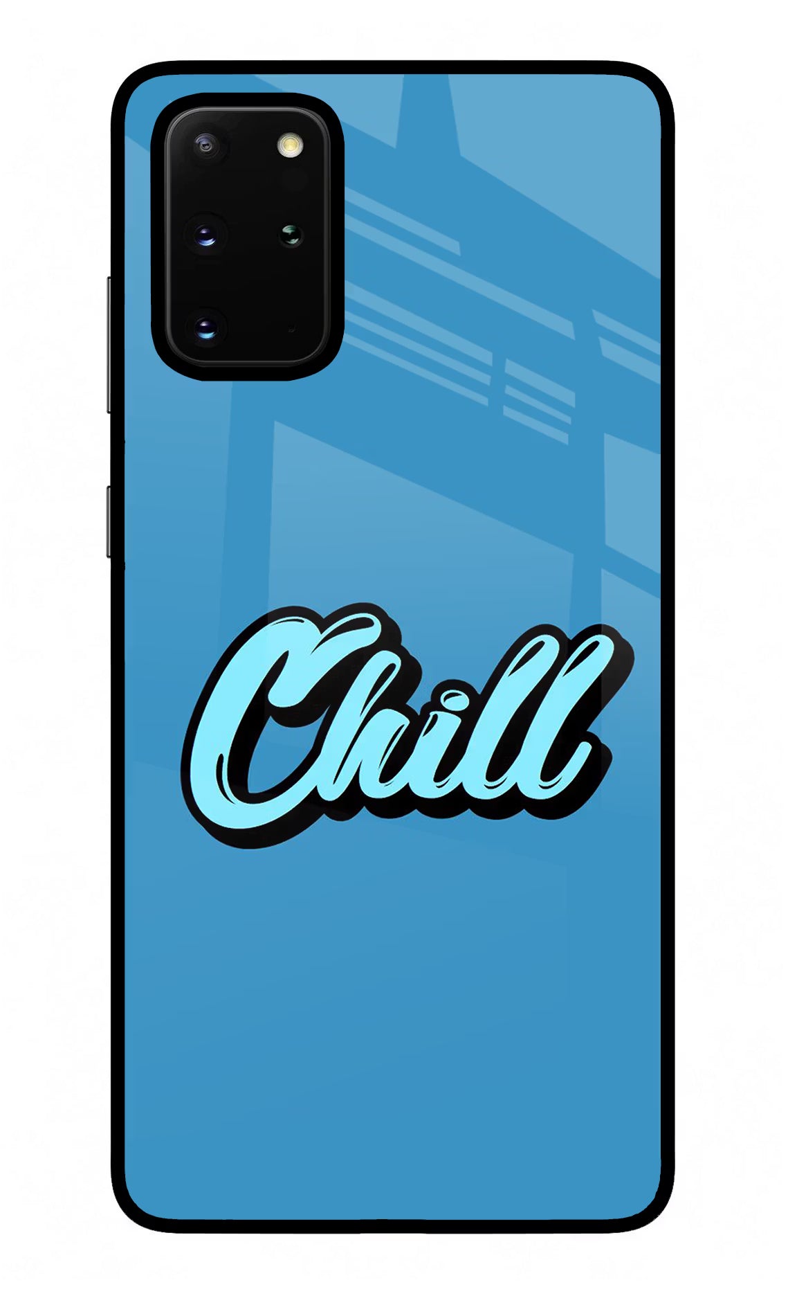 Chill Samsung S20 Plus Glass Case Back Cover by Casekaro