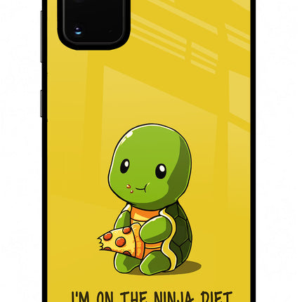 I'm on Ninja Diet Samsung S20 Plus Glass Case Back Cover by Casekaro