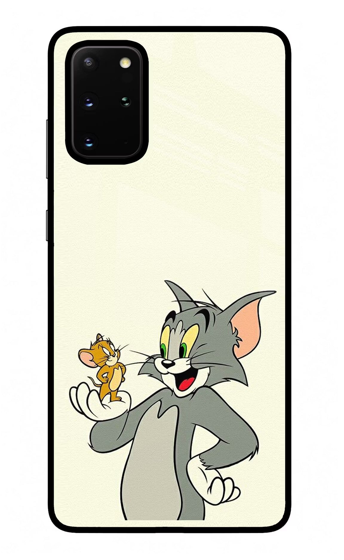 Tom & Jerry Samsung S20 Plus Glass Case Back Cover by Casekaro