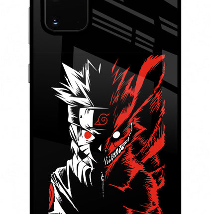 Naruto Two Face Samsung S20 Plus Glass Case Back Cover by Casekaro
