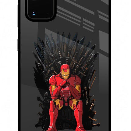 Ironman Throne Samsung S20 Plus Glass Case Back Cover by Casekaro