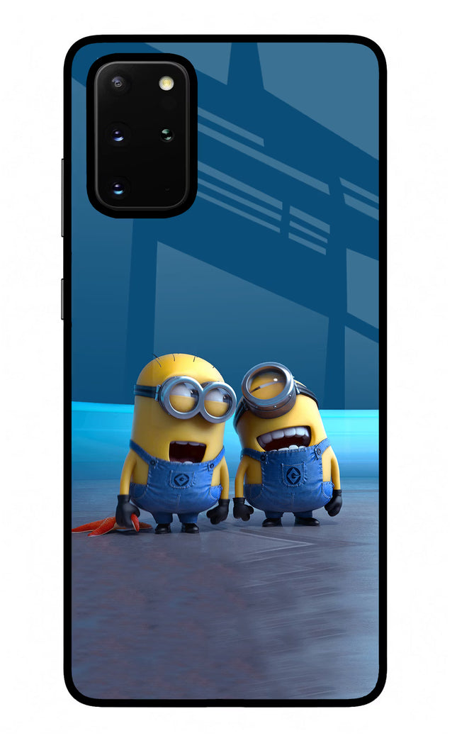 Minion Laughing Samsung S20 Plus Glass Case