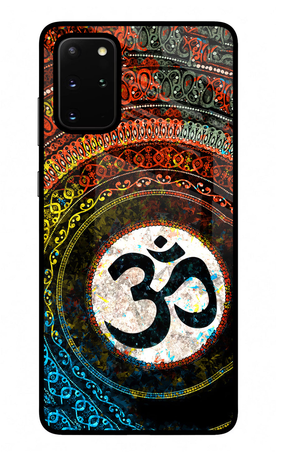 Om Cultural Samsung S20 Plus Back Cover, Glass case