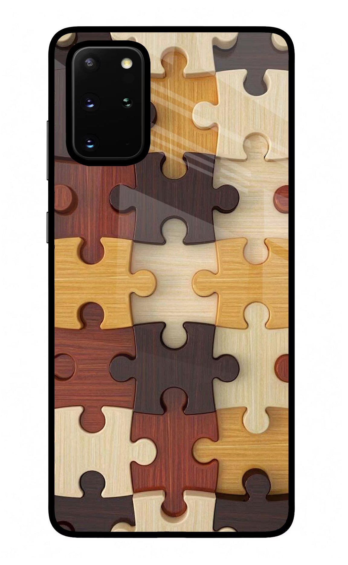 Wooden Puzzle Samsung S20 Plus Glass Case
