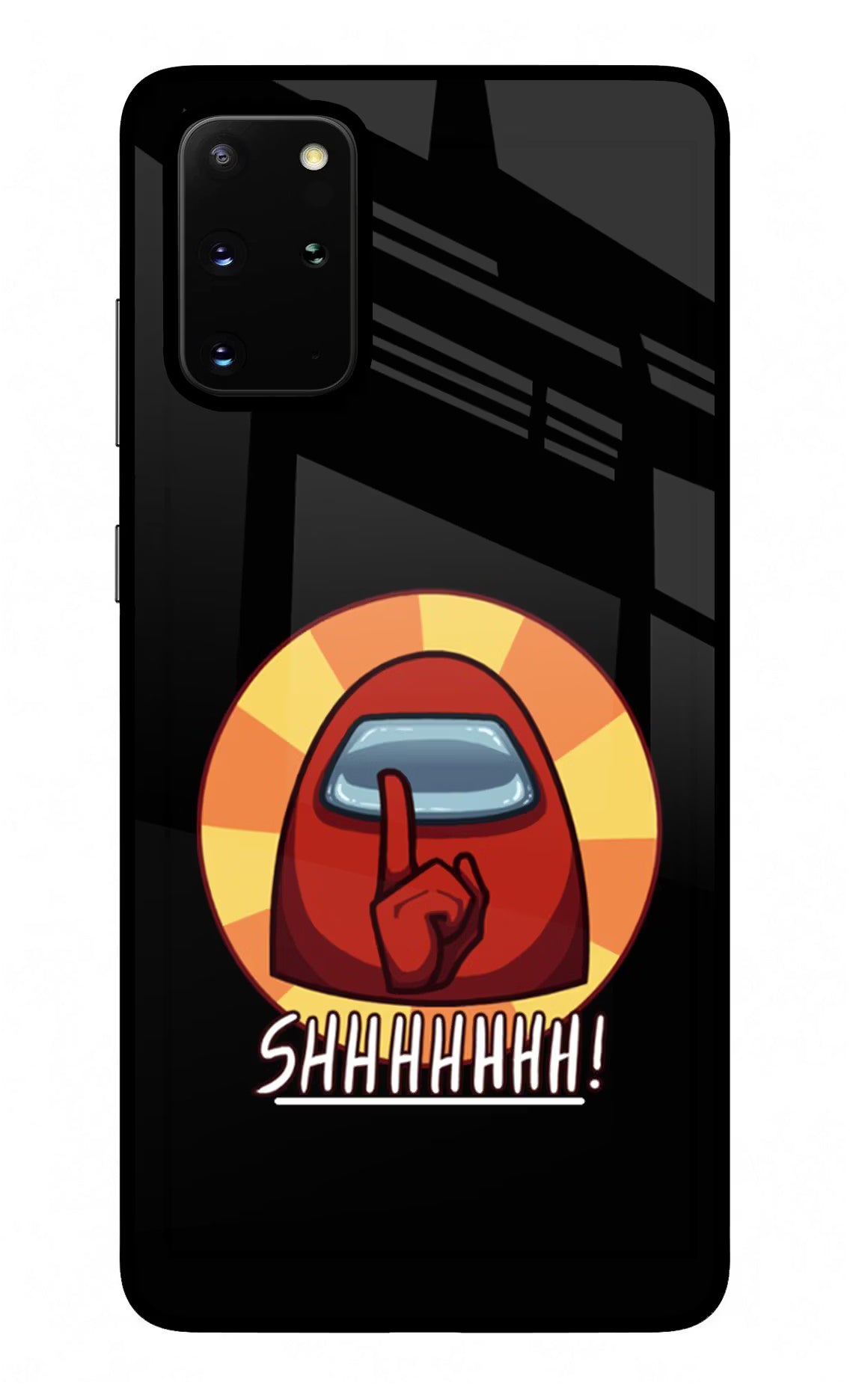 Among Us Shhh! Samsung S20 Plus Glass Case