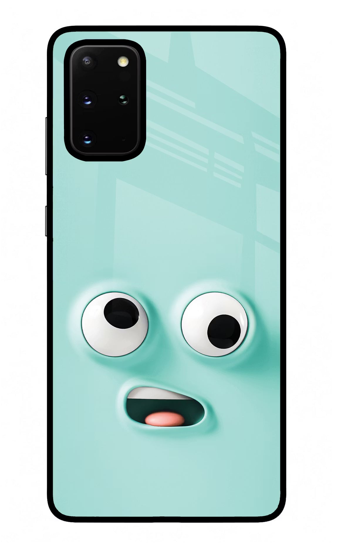 Funny Cartoon Samsung S20 Plus Glass Case Back Cover by Casekaro