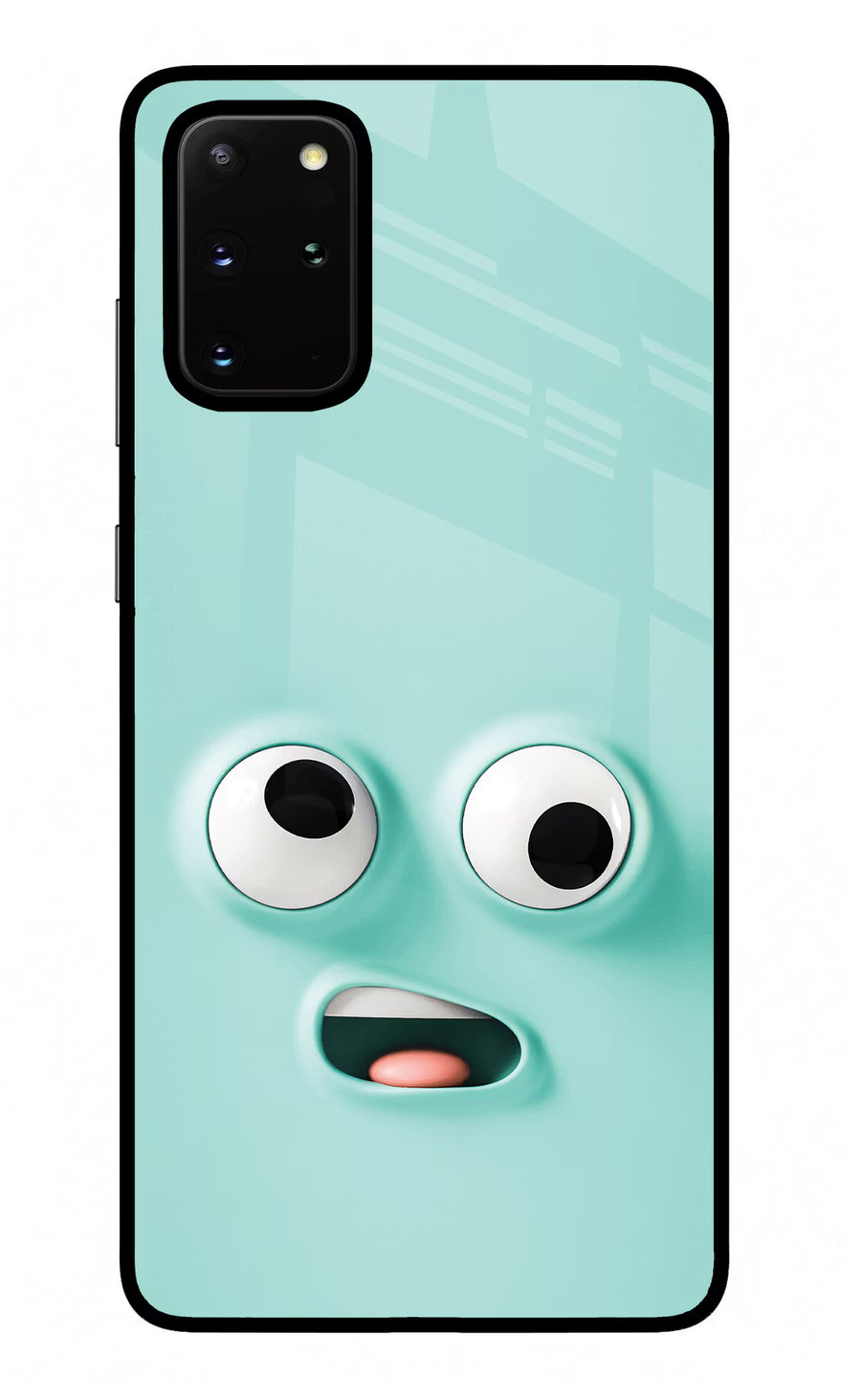 Funny Cartoon Samsung S20 Plus Back Cover, Glass case