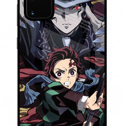 Demon Slayer Samsung S20 Plus Glass Case Back Cover by Casekaro