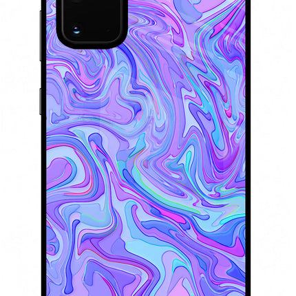 Glitter Samsung S20 Plus Glass Case Back Cover by Casekaro