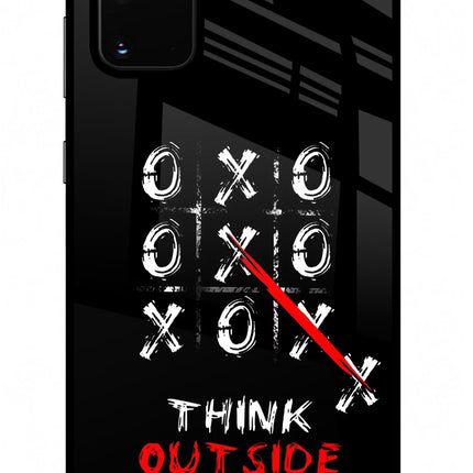 Think out of the BOX Samsung S20 Plus Glass Case Back Cover by Casekaro