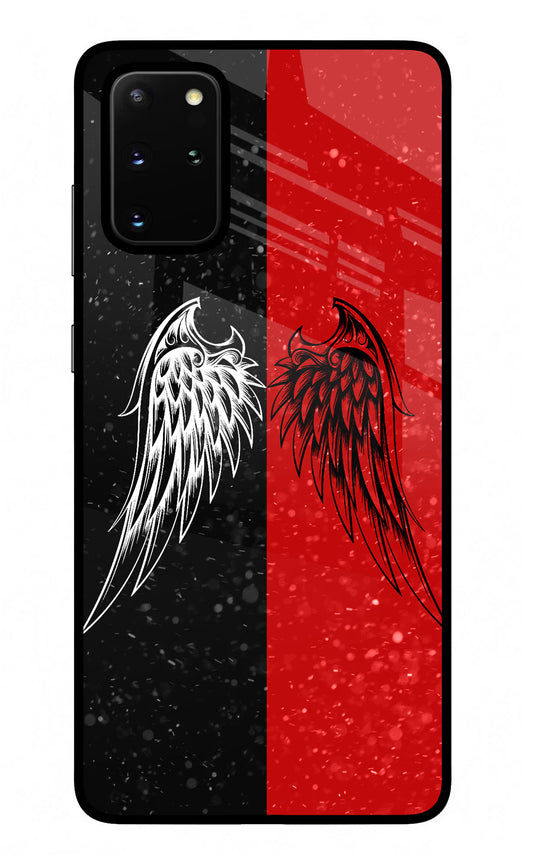 Wings Samsung S20 Plus Glass Case