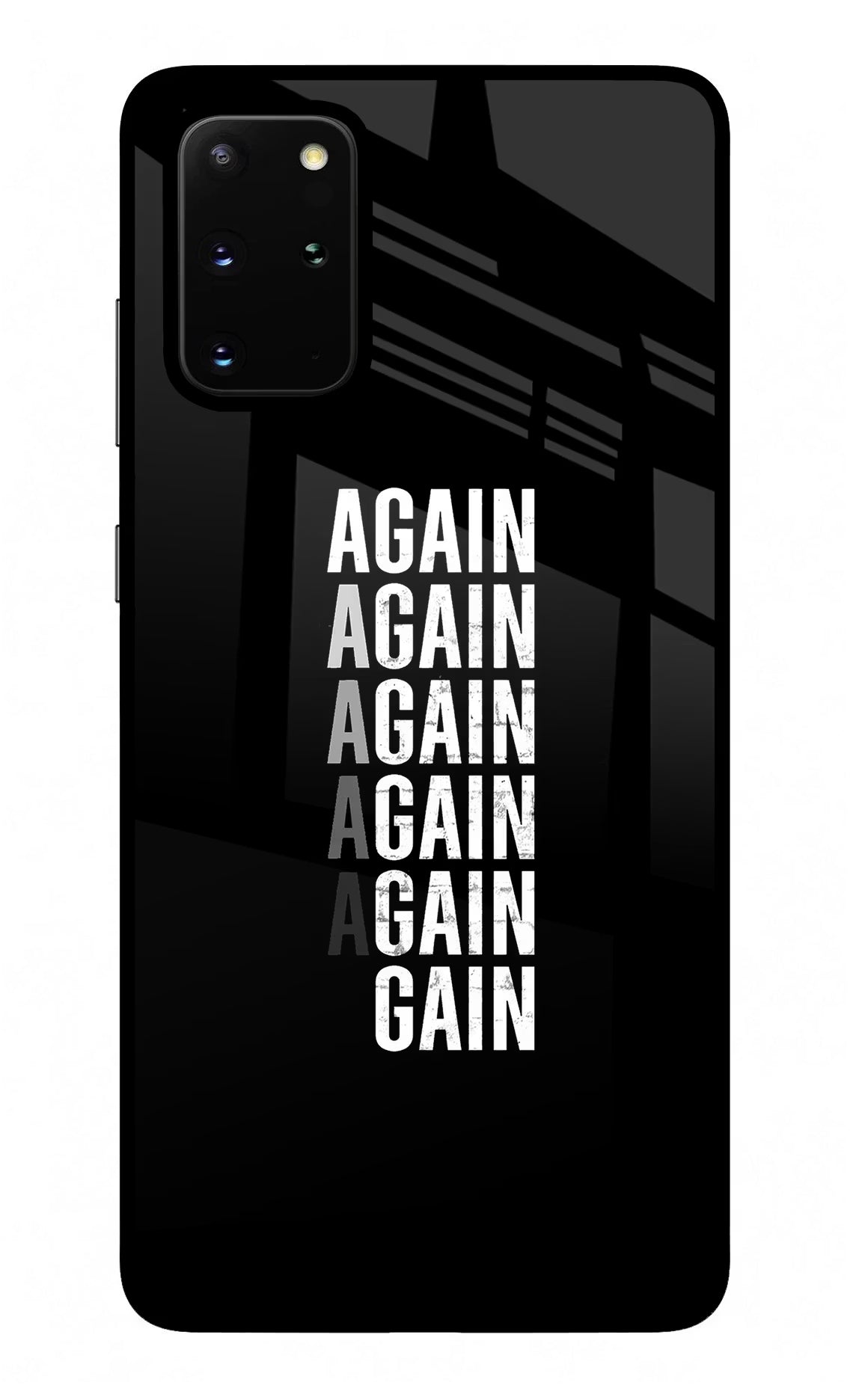 Again Again Gain Samsung S20 Plus Glass Case
