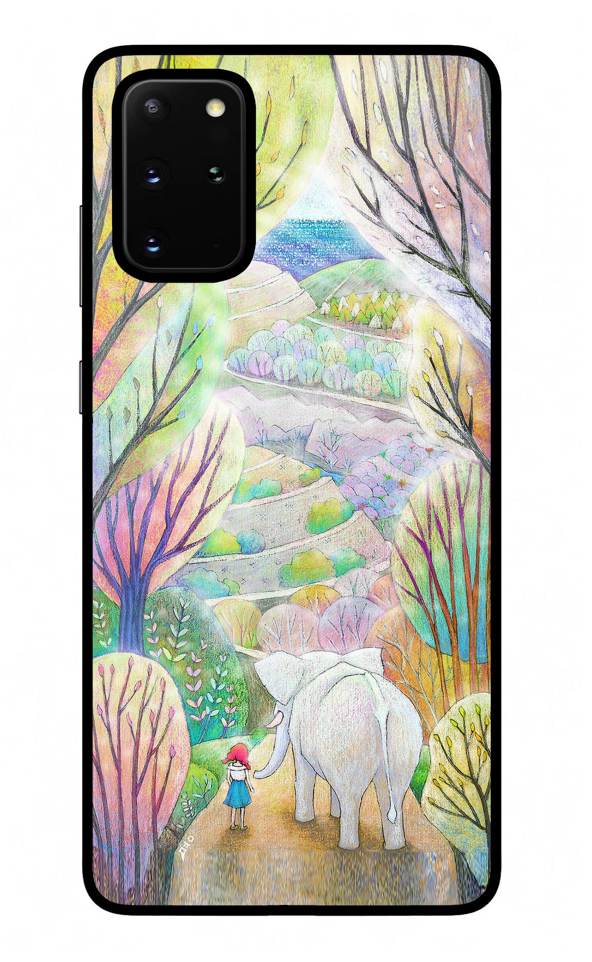 Nature Painting Samsung S20 Plus Glass Case