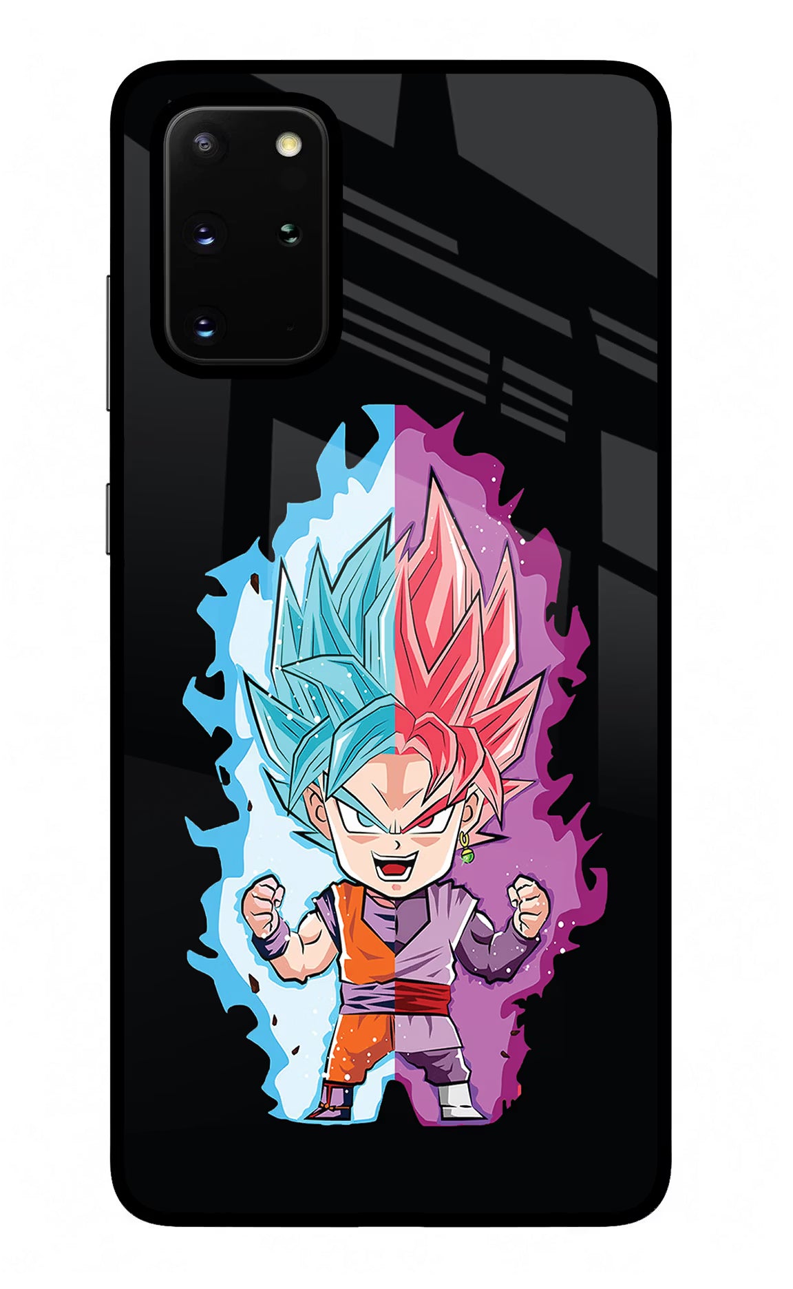 Chota Goku Samsung S20 Plus Glass Case Back Cover by Casekaro