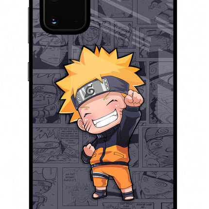 Chota Naruto Samsung S20 Plus Glass Case Back Cover by Casekaro