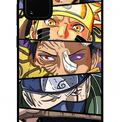 Naruto Character Samsung S20 Plus Glass Case Back Cover by Casekaro