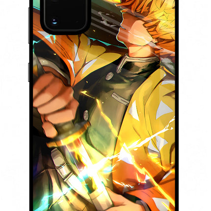 Demon Slayer Samsung S20 Plus Glass Case Back Cover by Casekaro