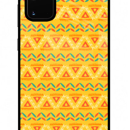 Tribal Pattern Samsung S20 Plus Glass Case Back Cover by Casekaro