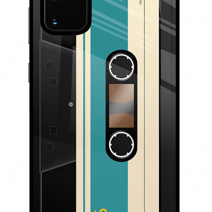 Cassette Samsung S20 Plus Glass Case Back Cover by Casekaro