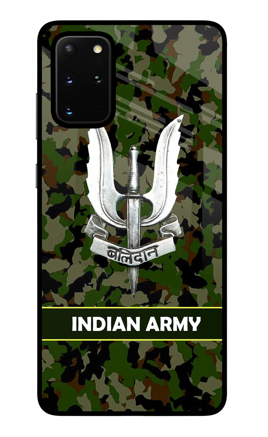 Balidan Indian Logo Samsung S20 Plus Back Cover, Glass case