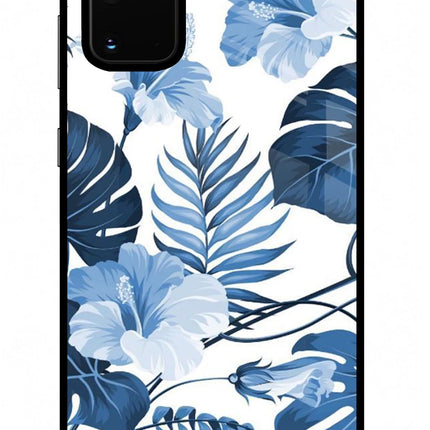 Fabric Art Samsung S20 Plus Glass Case Back Cover by Casekaro