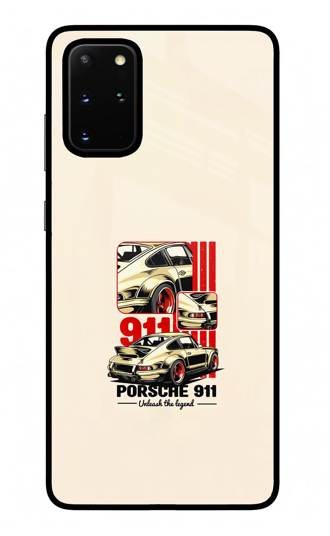 Classic Porsche 911 Samsung S20 Plus Glass Case Back Cover by Casekaro