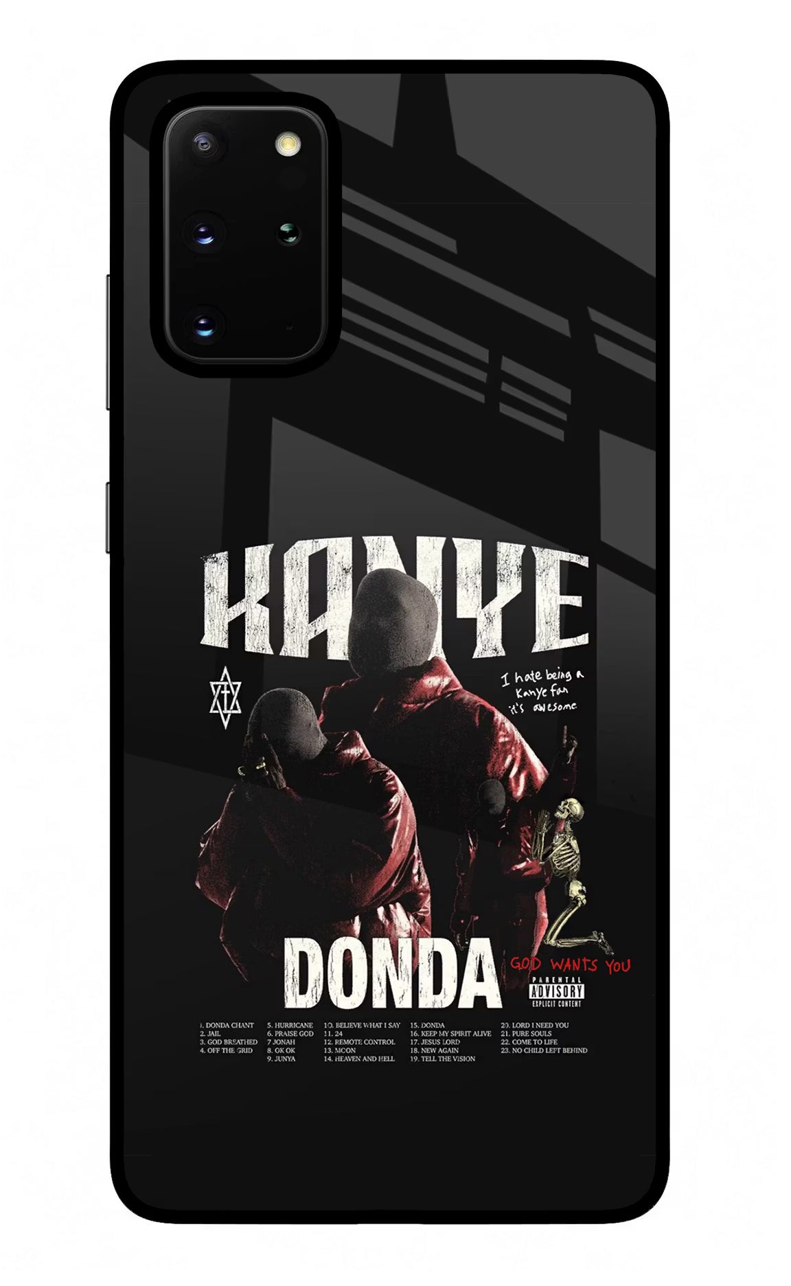 Donda Kanye West Samsung S20 Plus Glass Case
